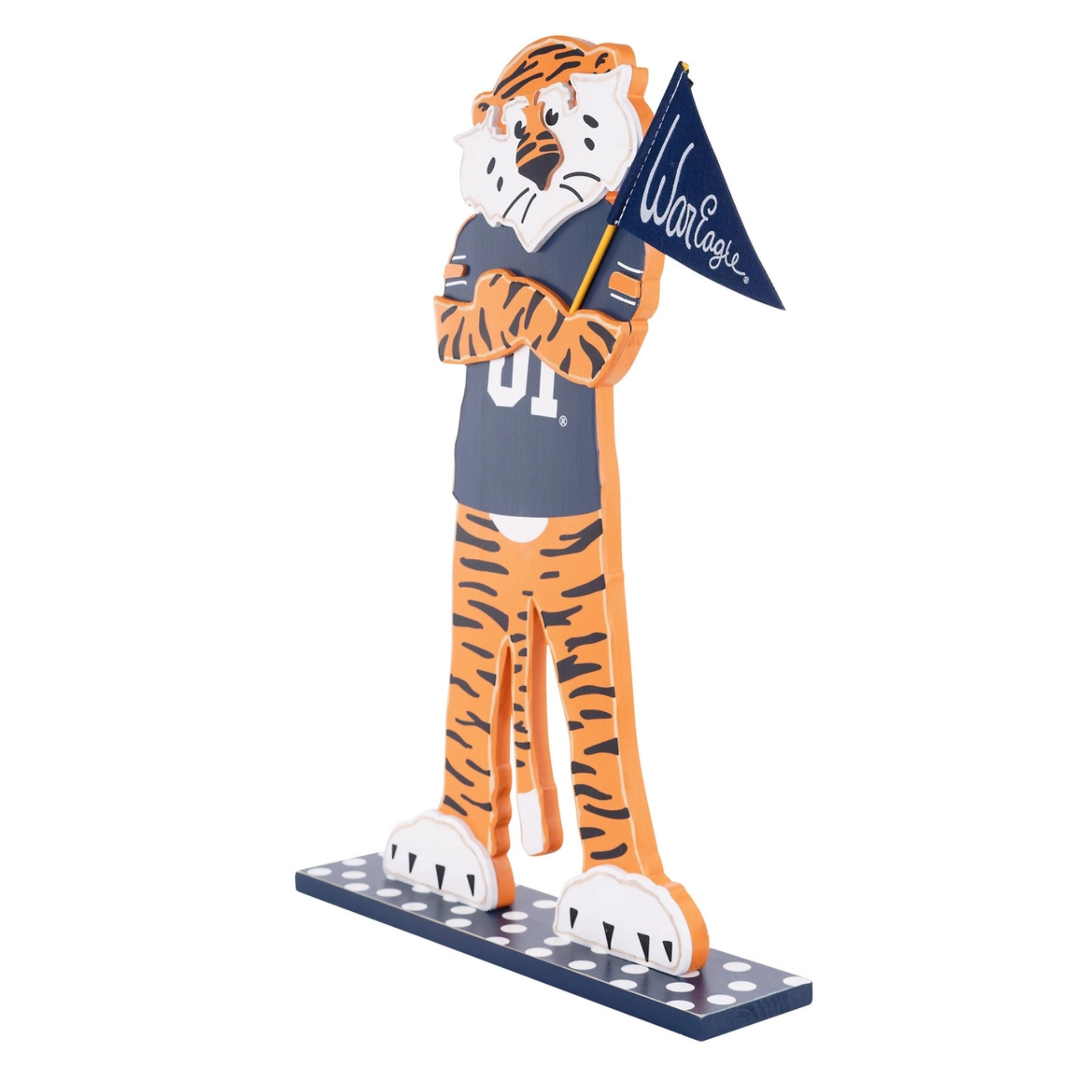 Aubie Wooden Mascot