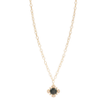 Pearlized Square Pendant Necklace