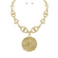 Horsehead & Horsebit Pendant Necklace Set