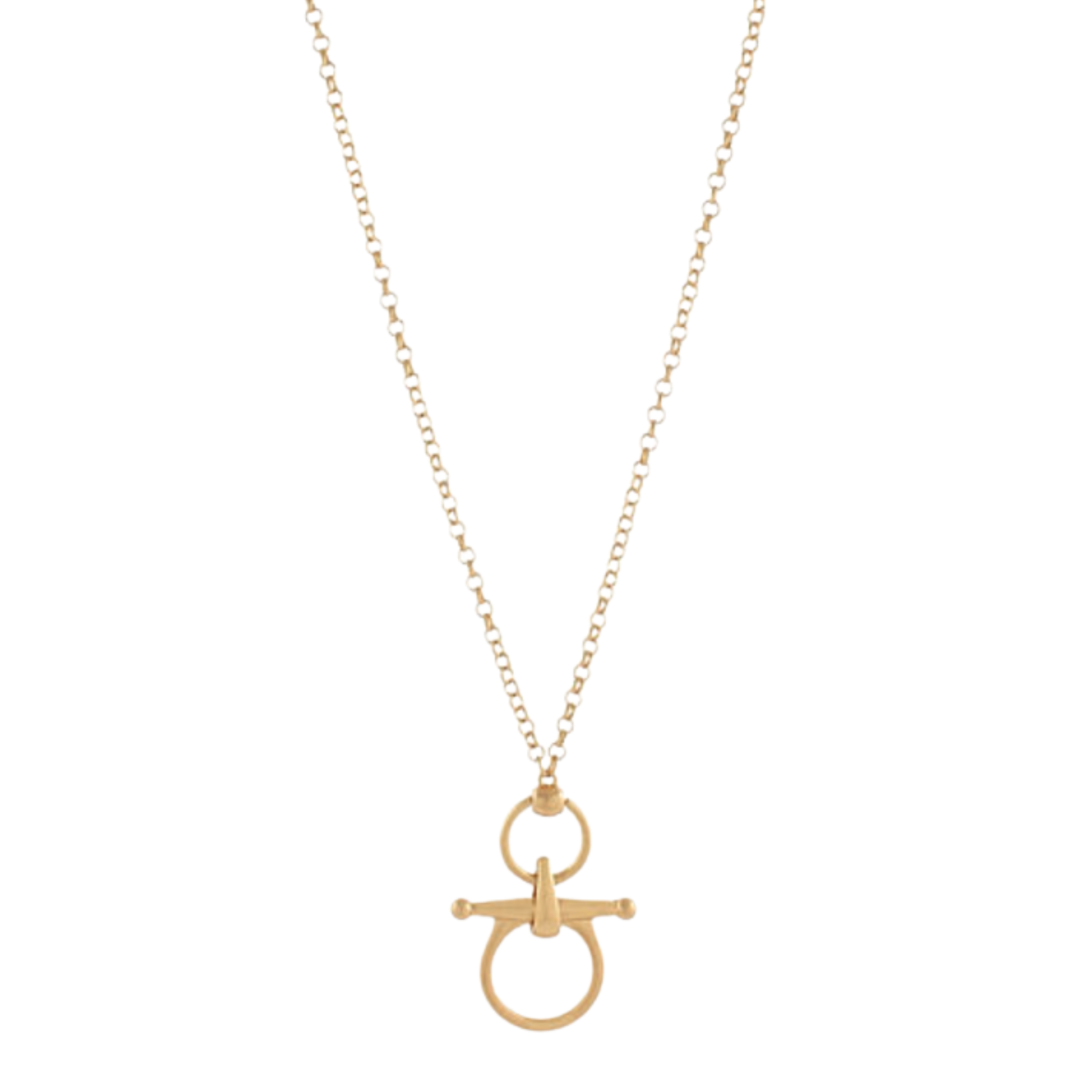 Horsebit Pendant Necklace