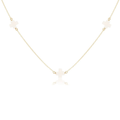 17" Simplicity Gold Cross Off White