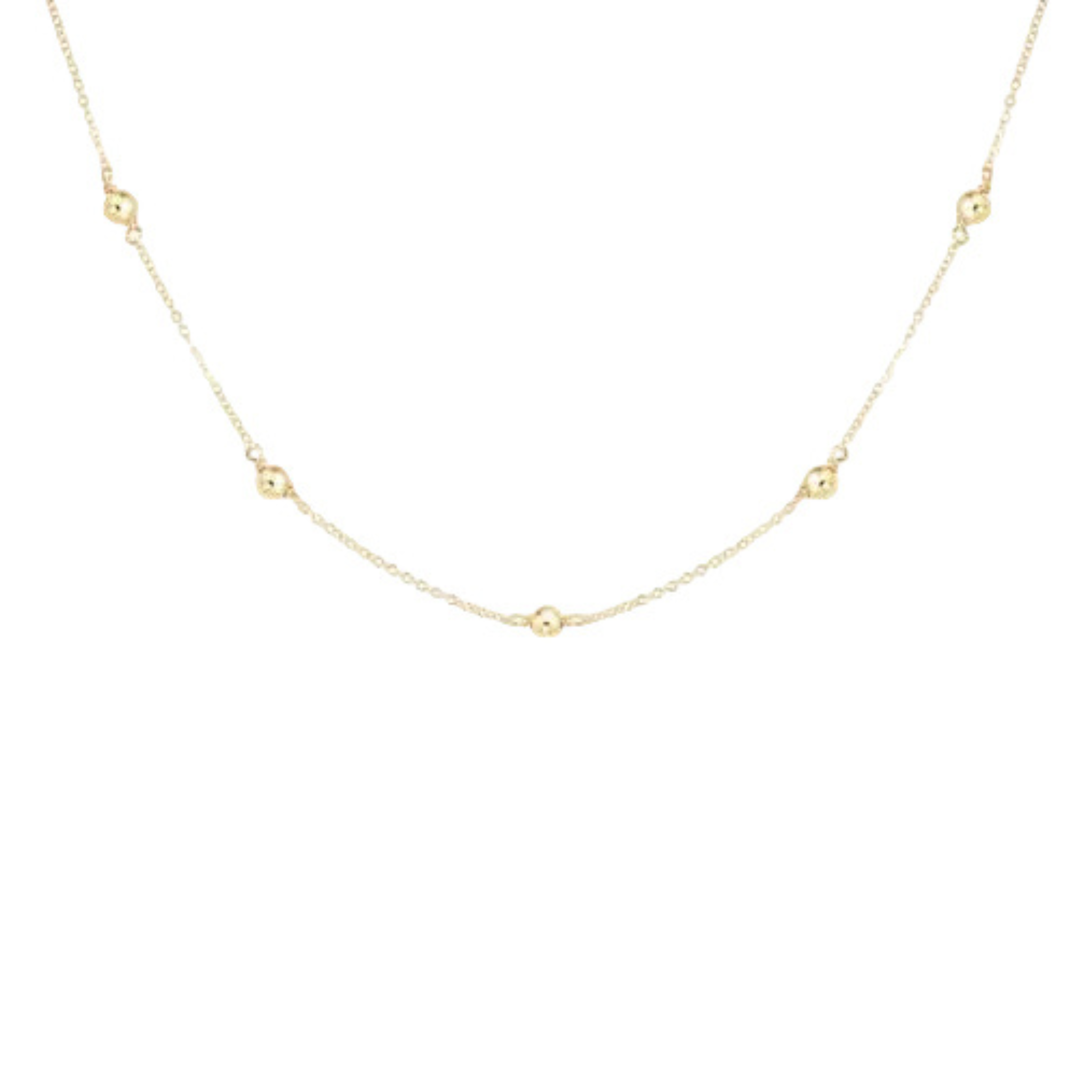 15" Choker Simplicity Chain 4mm Gold