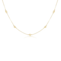 17" Choker Simplicity Chain Gold - Classic 4mm Gold