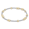 Hope Unwritten 4mm Mixed Metal Bracelet