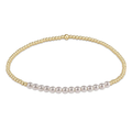 Gold Bliss Pearl 3mm Bracelet