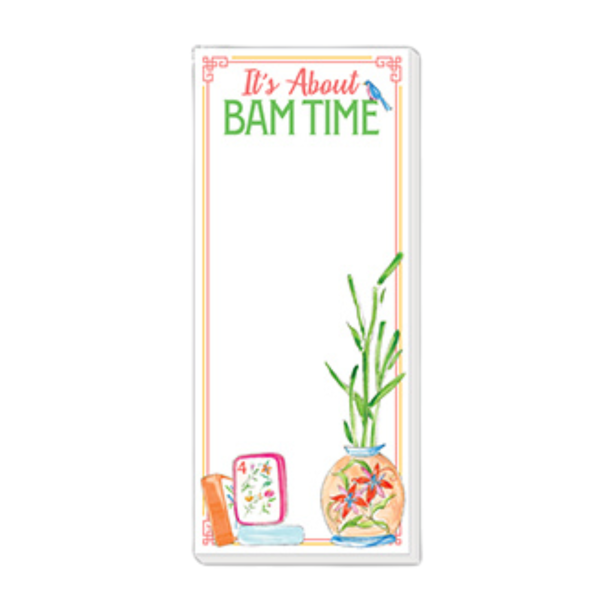 About Bam Time Skinny Notepad