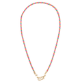 Pink Mix Goldie Charm Necklace