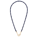 Navy Goldie Charm Necklace