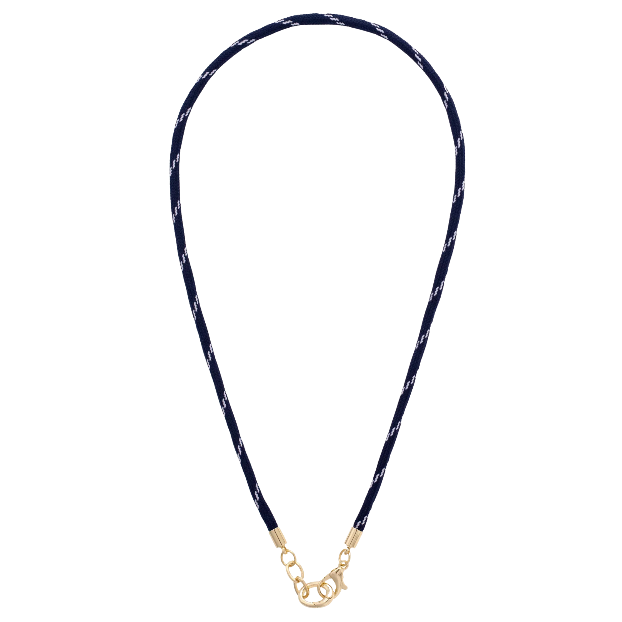 Navy Goldie Charm Necklace