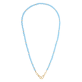 Light Blue Aurora Beaded Necklace