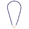 Navy Aurora Beaded Necklace