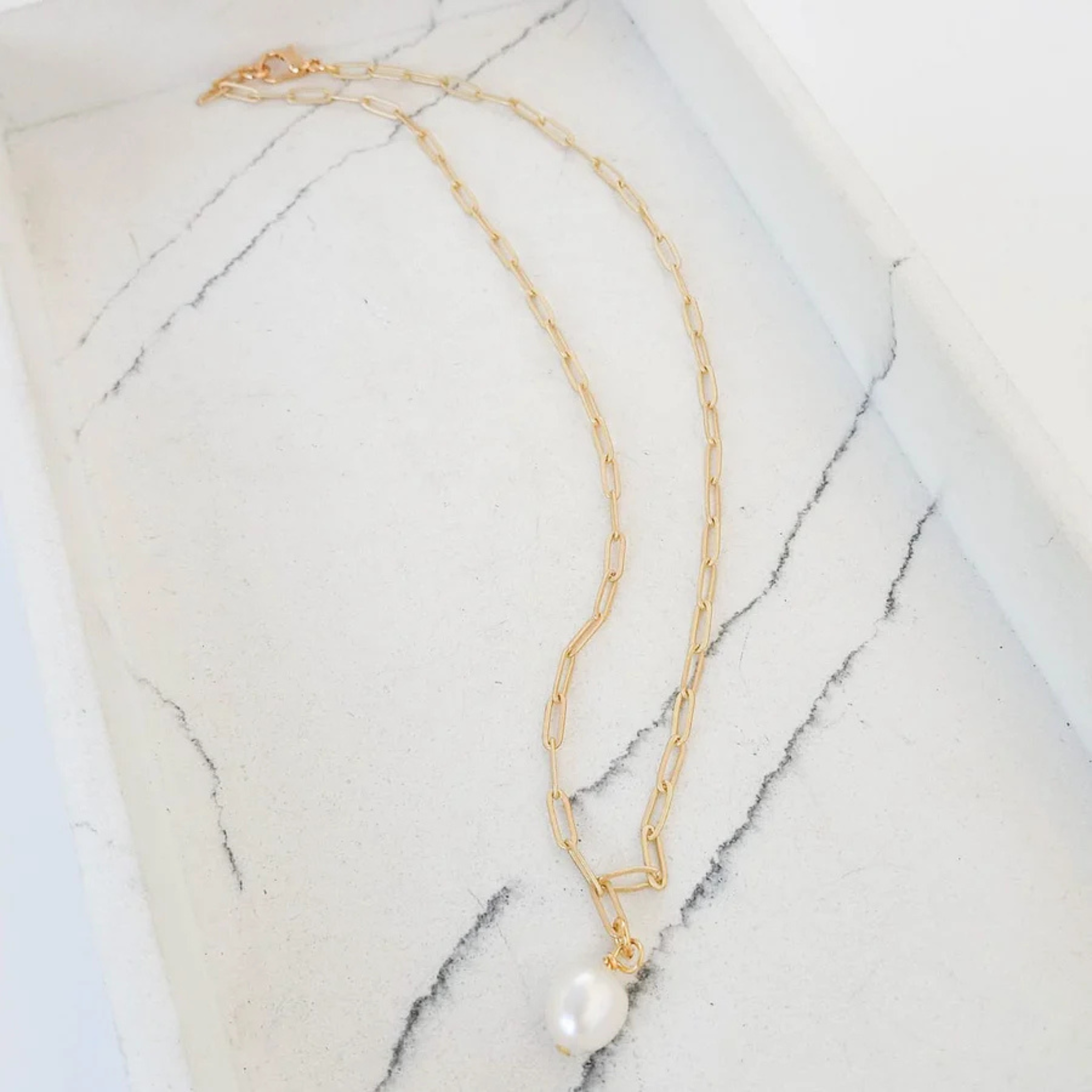 Paperclip with Mini Pearl