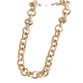 Jumbo Hammered Rolo Necklace