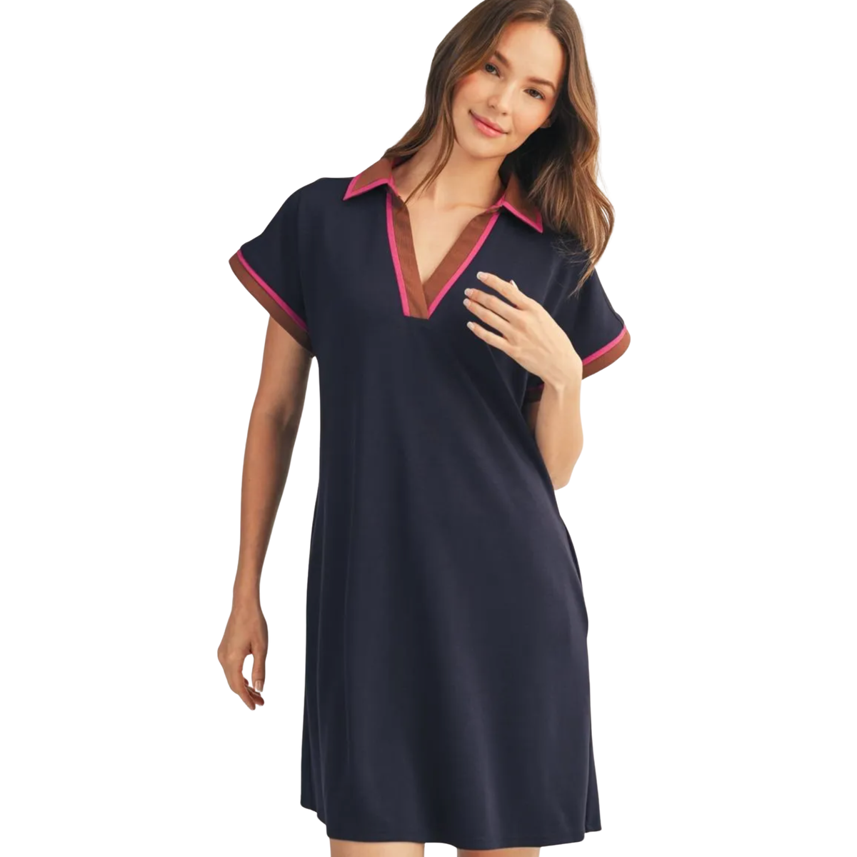 Sue Navy Dress