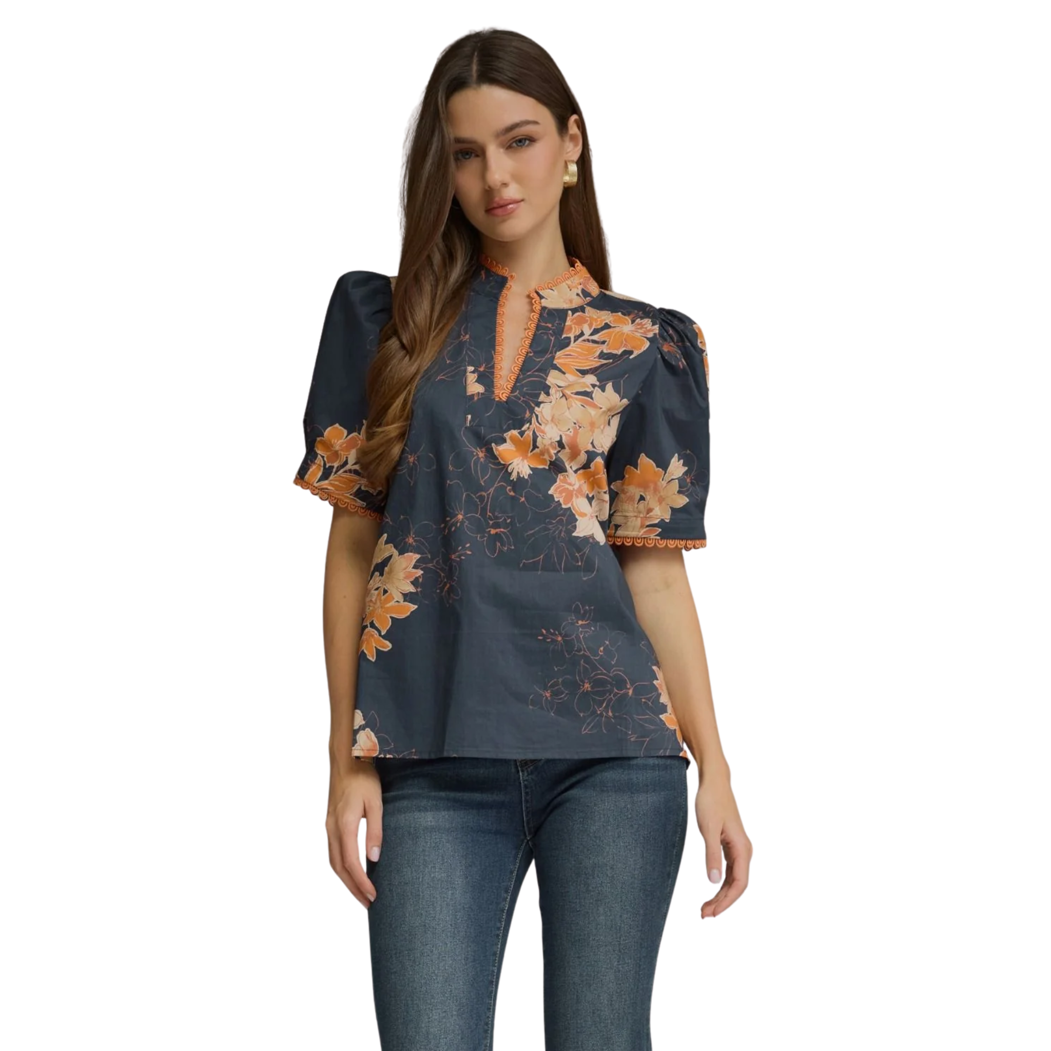 Aubrey Navy Top