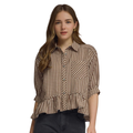 Renny Plaid Top