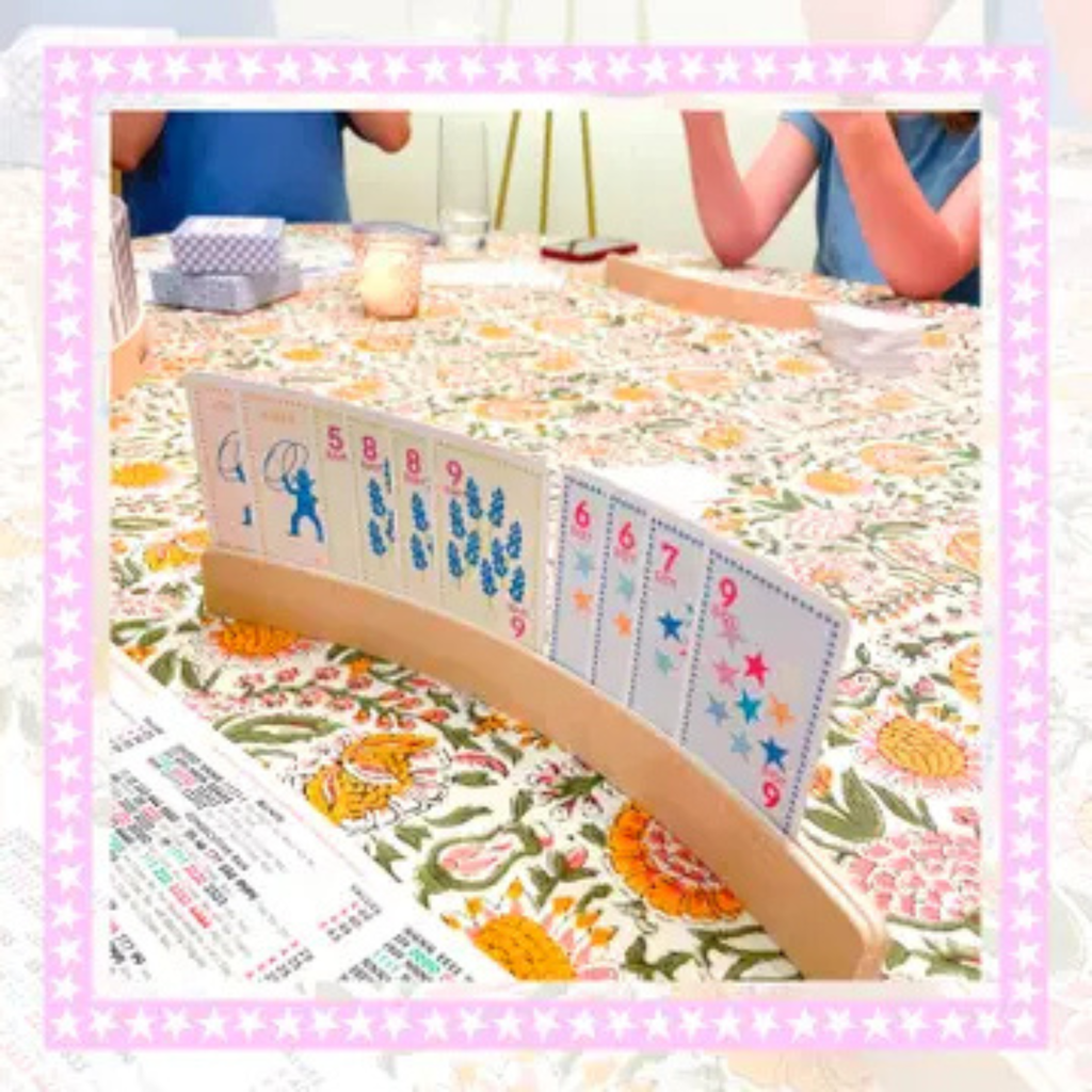 Wooden Card Rack - Set of 4 Playing Card Game Accessory 
