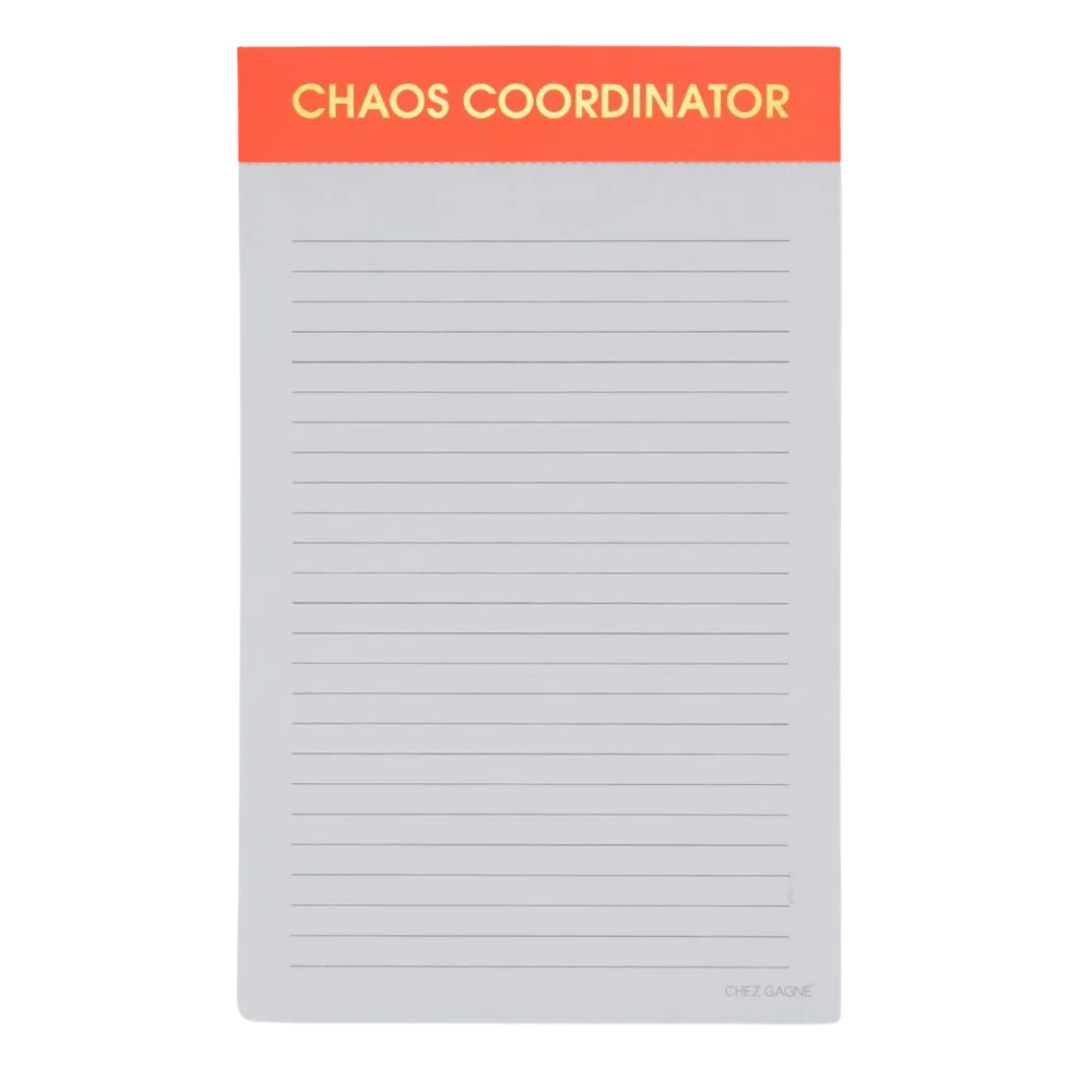 Chaos Coordinator Notepad