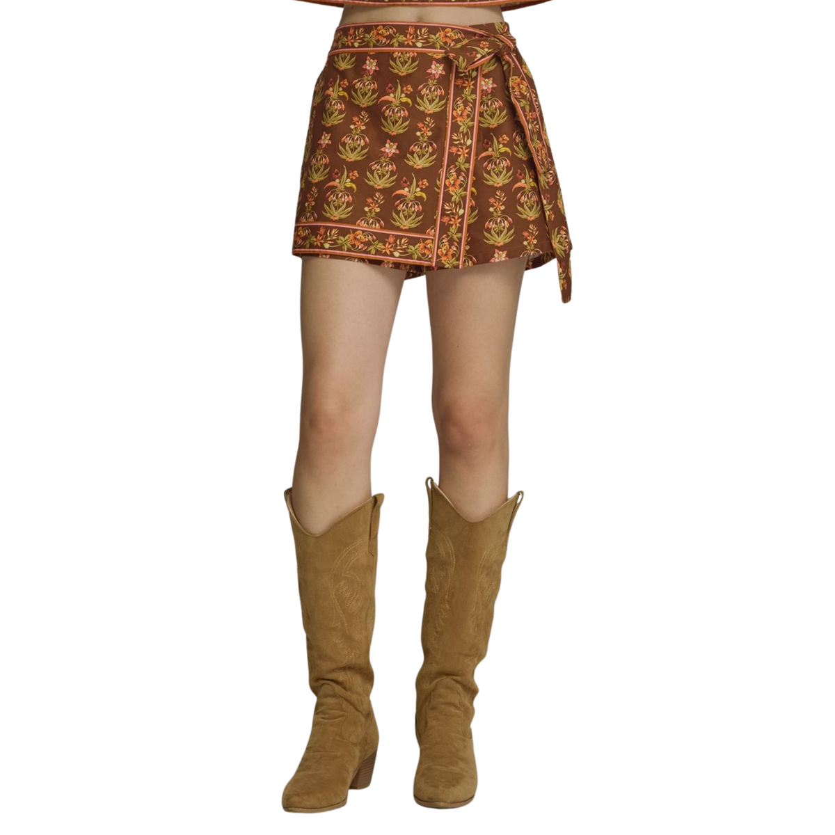 Steph Brown Floral Skort