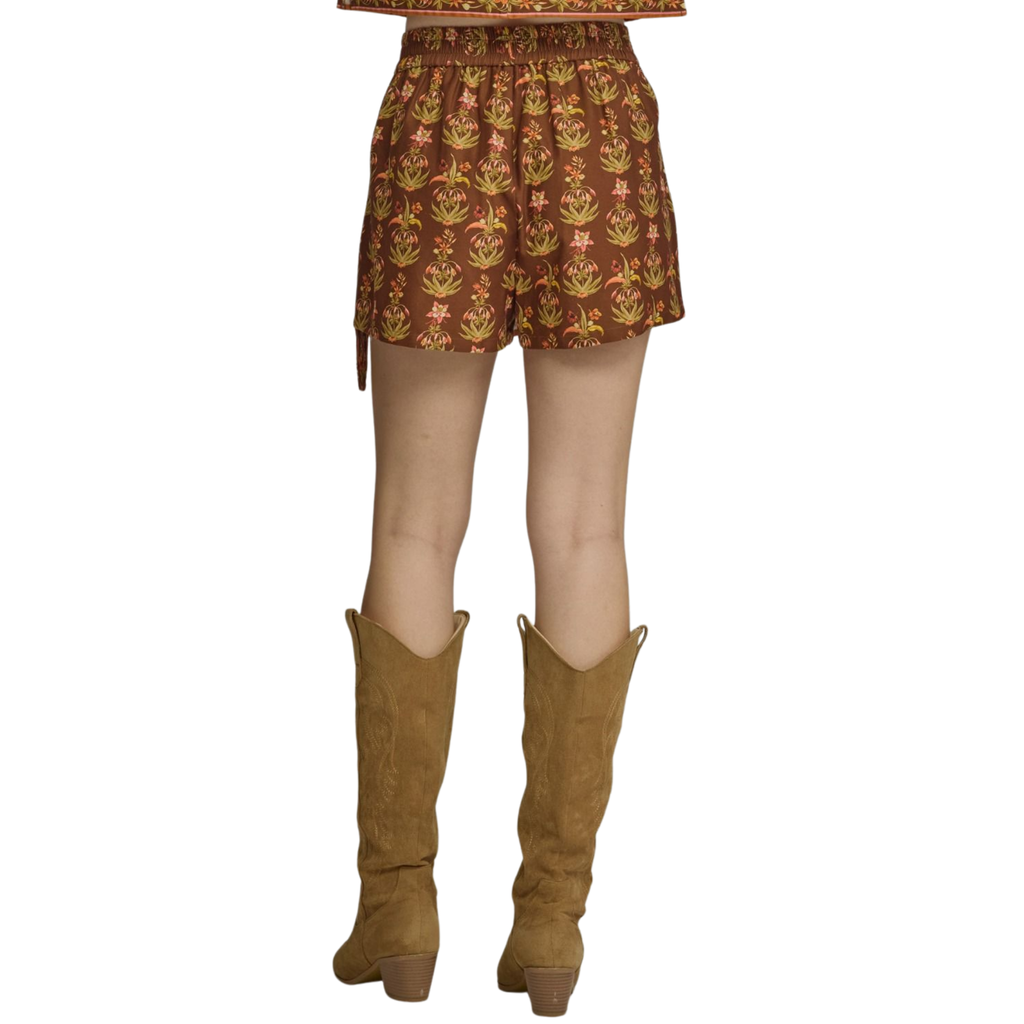 Steph Brown Floral Skort