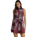 Adalaid Wine Dress