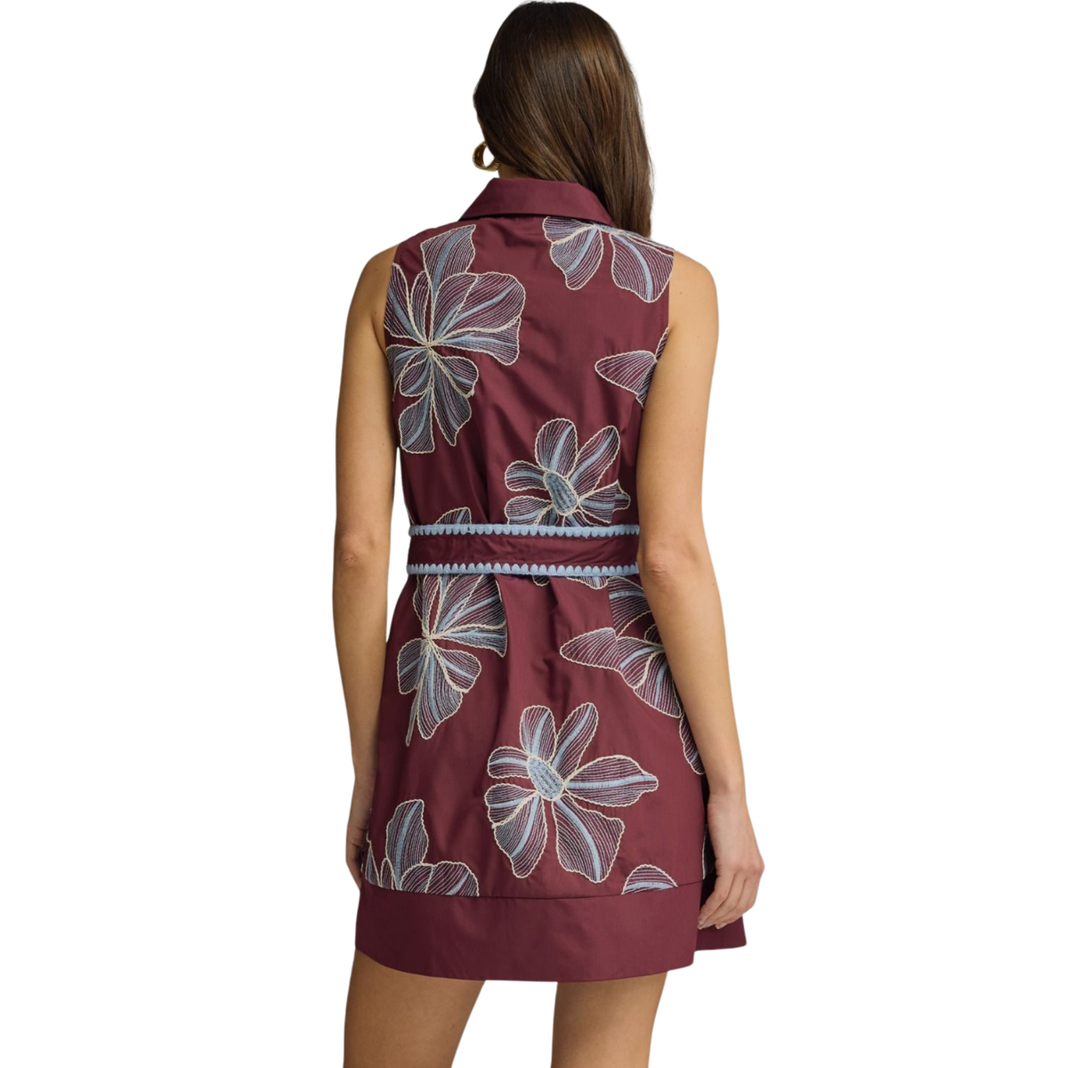 Adalaid Wine Dress