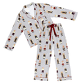 Bear Satin PJ Set with Pants