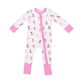 Bestie Dogs Pink Convertible Romper