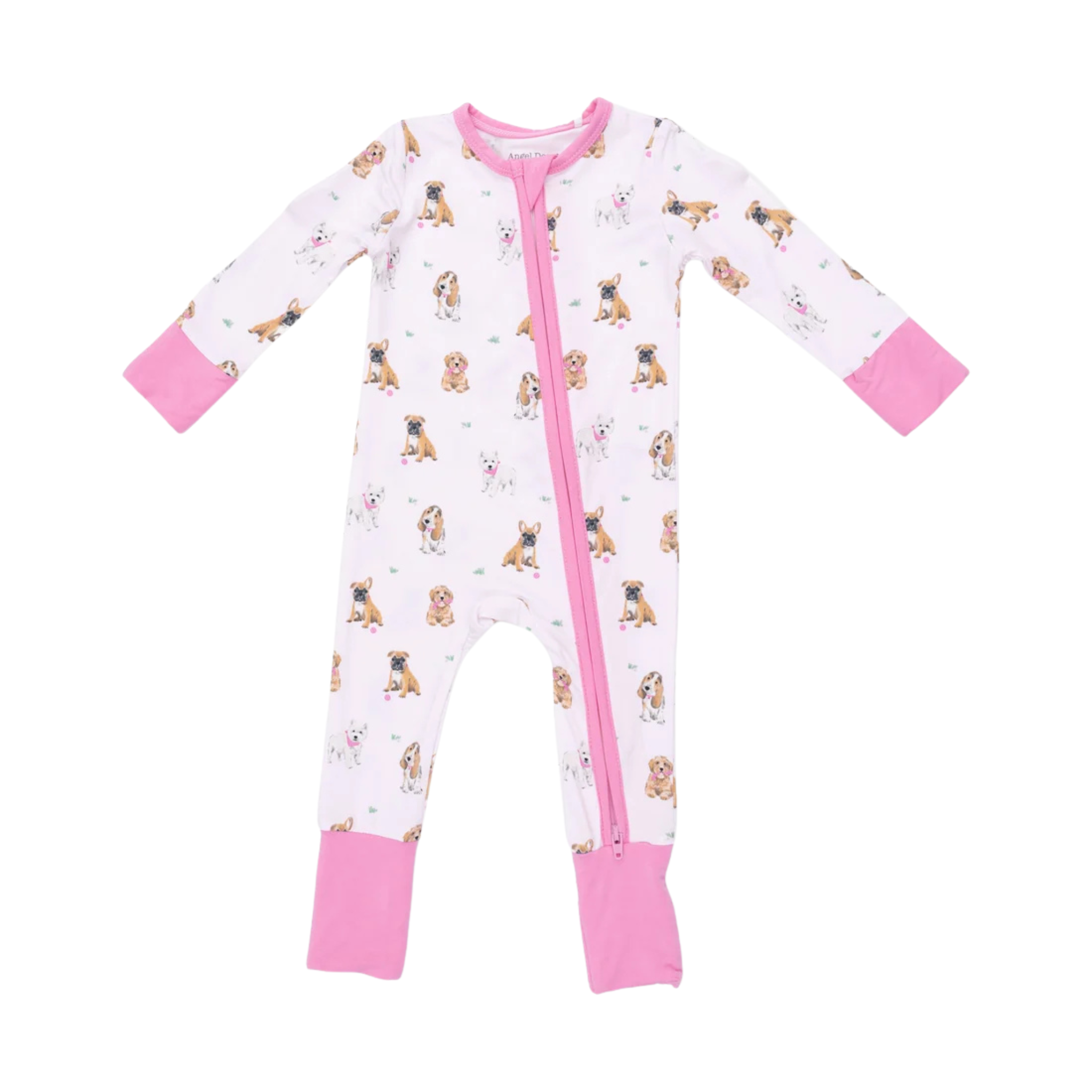 Bestie Dogs Pink Convertible Romper