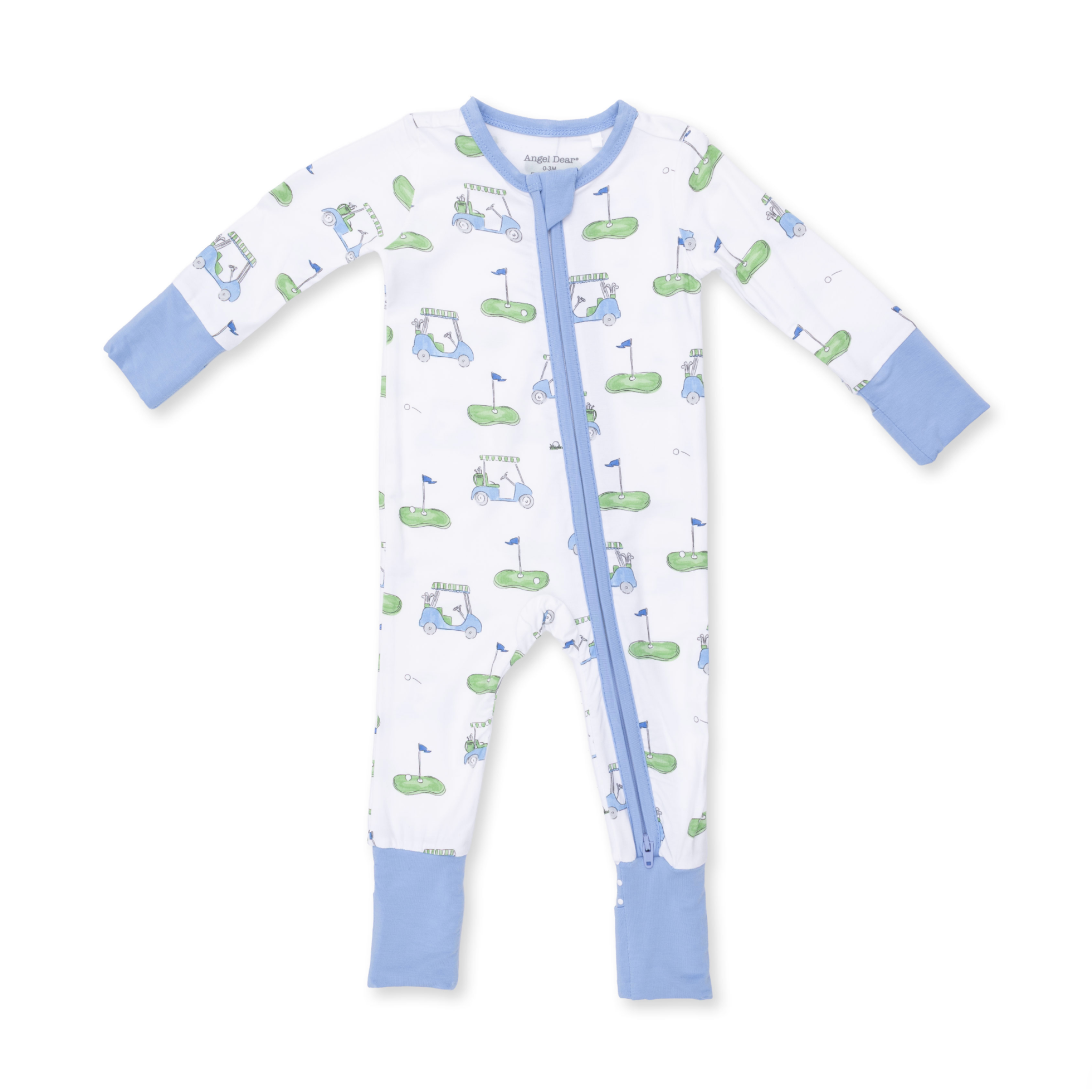 Golf Carts Blue Convertible Romper