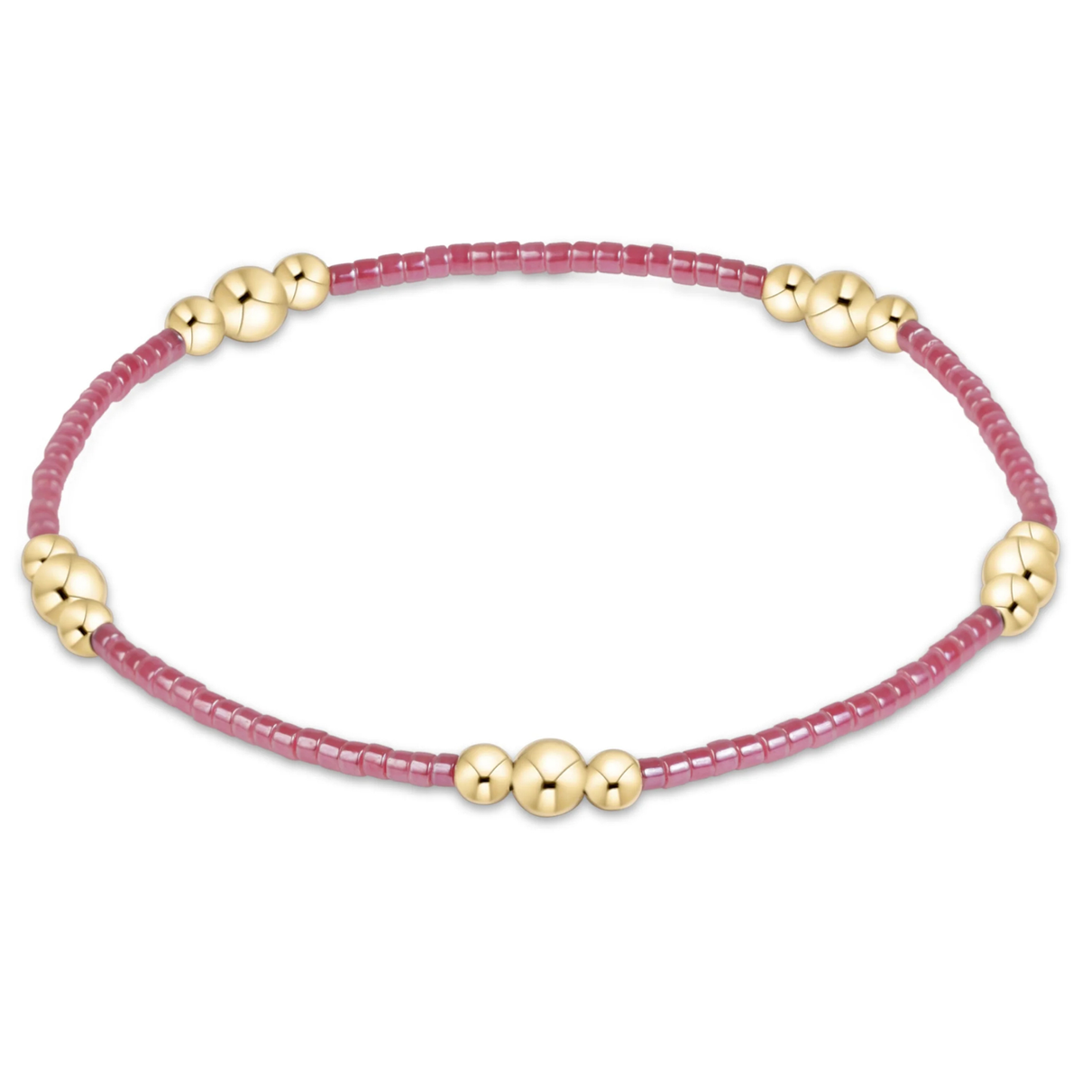 Hope Purpose Gold Bracelet - Pink Champagne