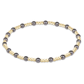 Sincerity Pearl Dark Grey 3mm Bracelet