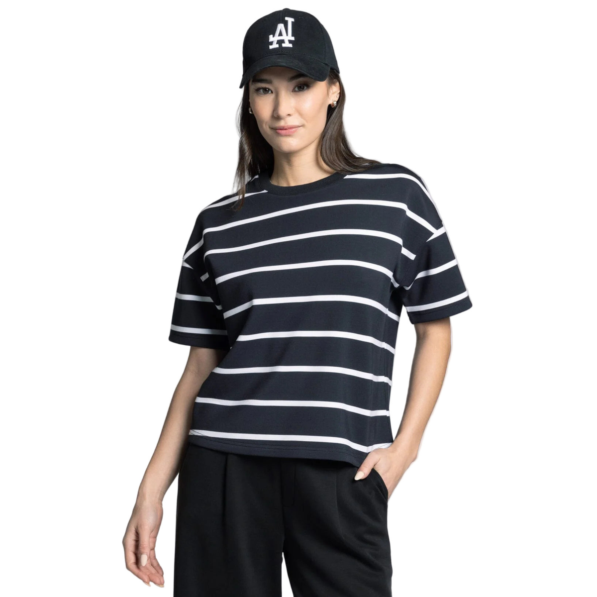 Rosie Black White Top