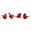 Red Cardinal Hand-Painted Birds