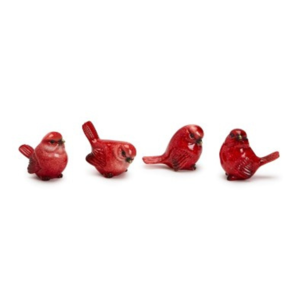 Red Cardinal Hand-Painted Birds
