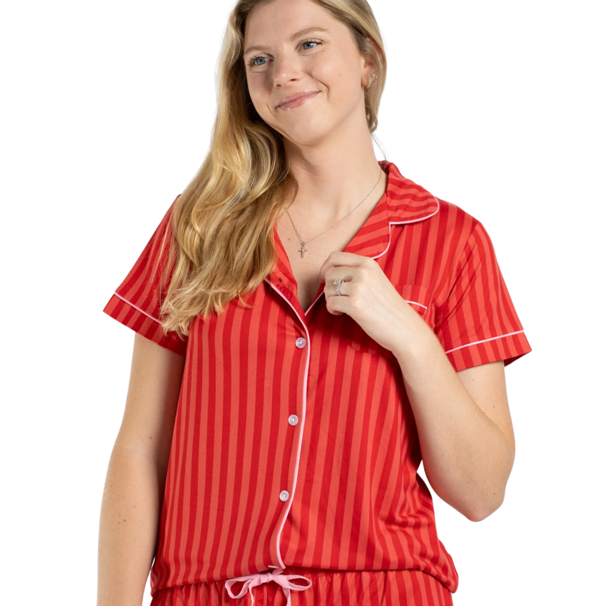 Carissa Stripe Sleep Shirt