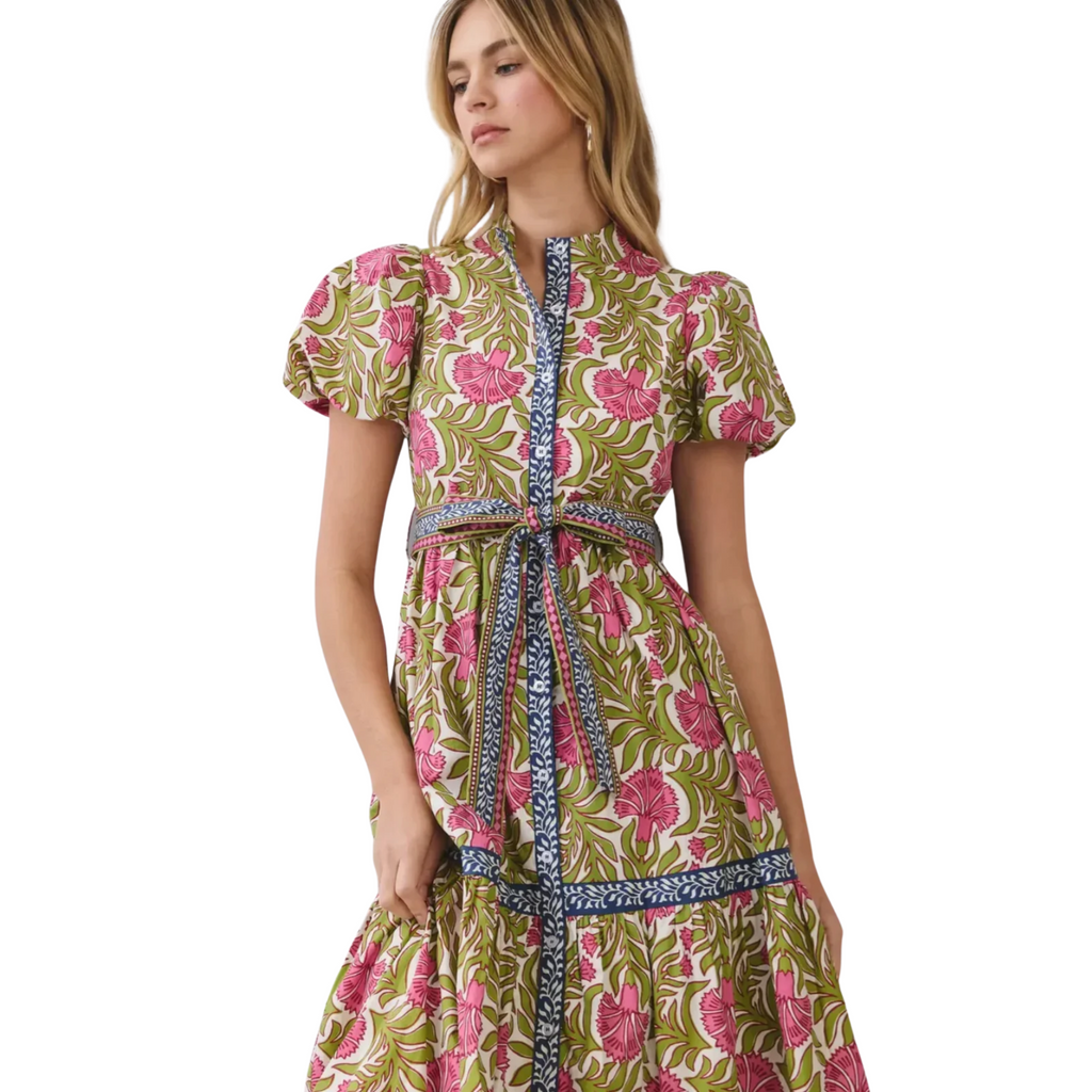 Kim Green Maxi Dress