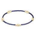 Hope Purpose Gold Bracelet - Navy