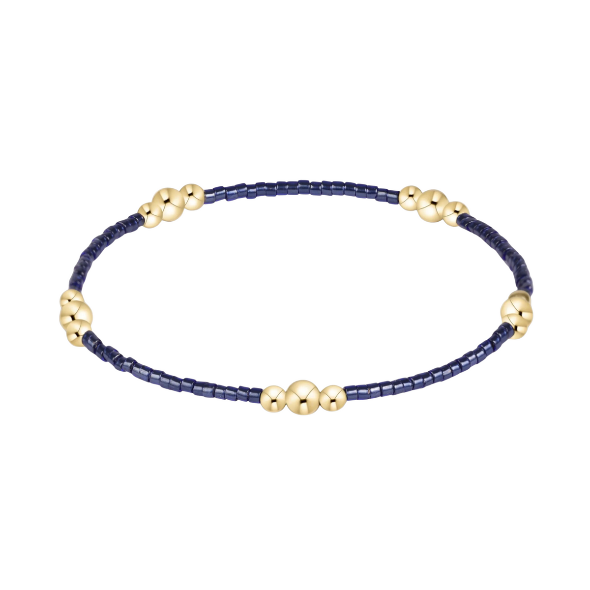 Hope Purpose Gold Bracelet - Navy