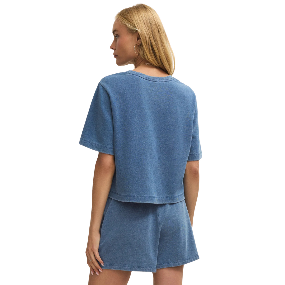 Curran Knit Denim Sweatshirt