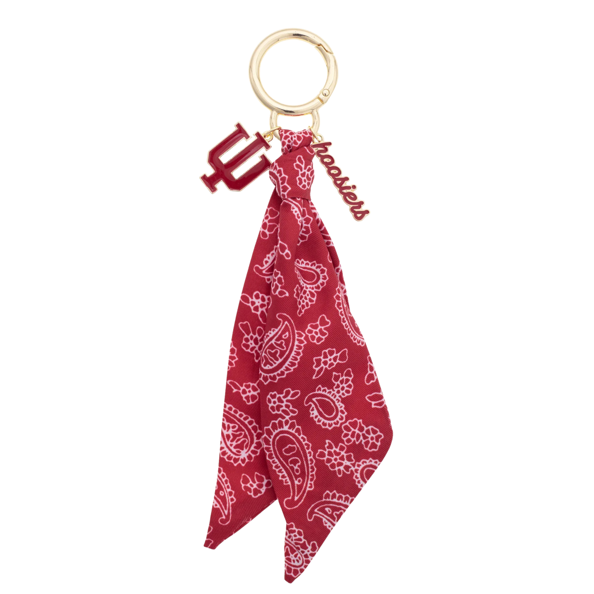 Indiana Hoosiers Logo Bandana Bag Charm