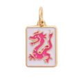 Dragon Mahjong Tile Charm