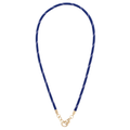 Blue Goldie Charm Necklace
