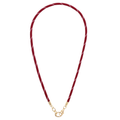 Crimson Goldie Charm Necklace