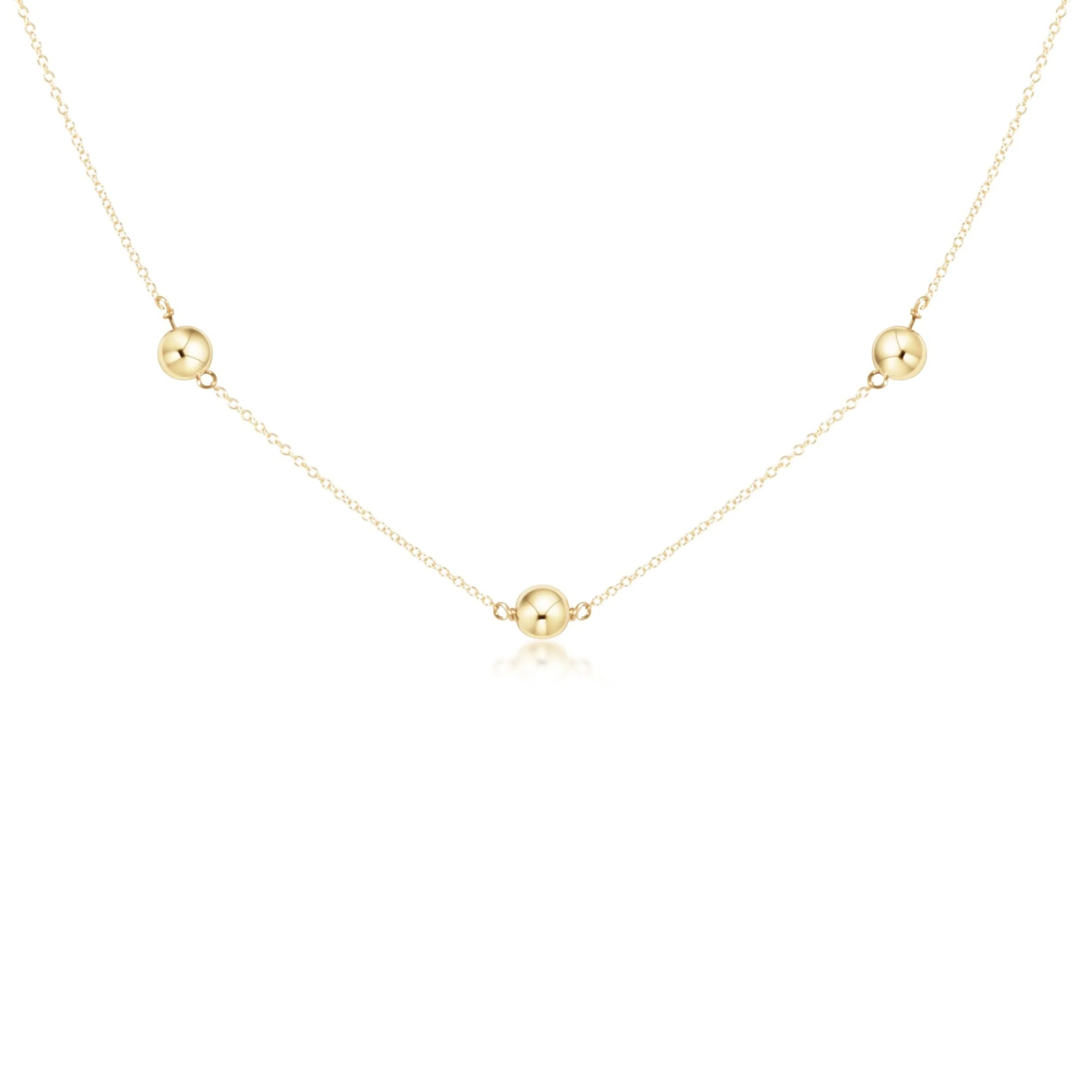 17" Simplicity Classic Gold Choker 6mm