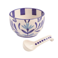 Blue Floral Salsa Tidbit Set