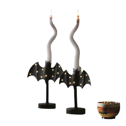 Twinkle Bat Candlesticks