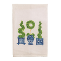 Three Topiaries Towel