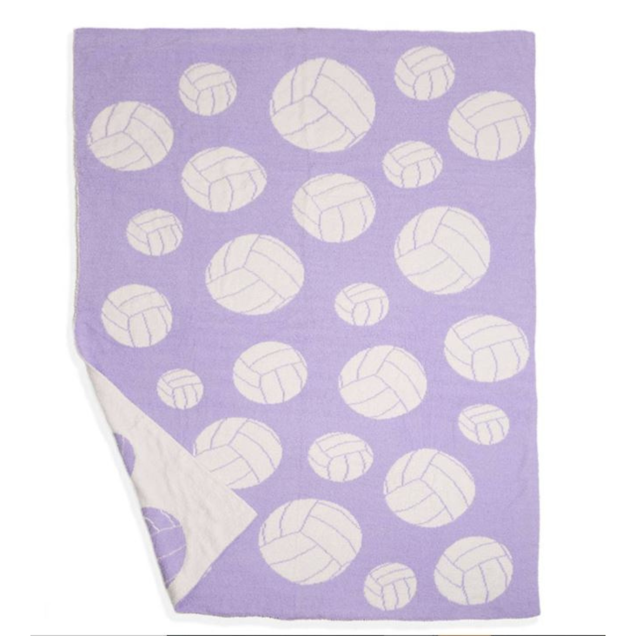 Volleyball Print Cozy Soft Throw Blanket