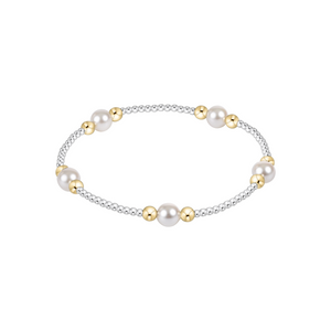 Classic Mixed Metal Pearl Purpose 6mm